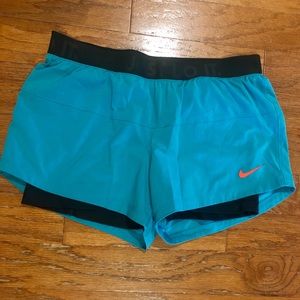 Nike Dry Fit Flex 2 in 1 Running Shorts